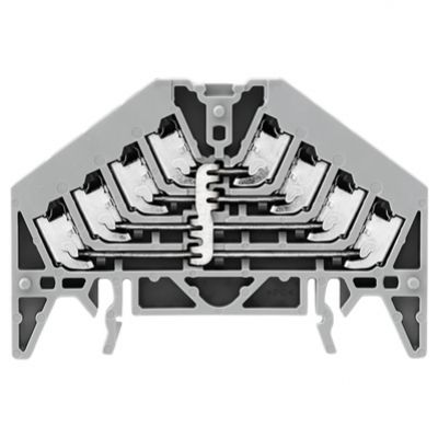 WEIDMULLER PPV 4 GR 35X7.5 DGR Zacisk rozdziału potencjału, PUSH IN, 1.5, 250, 17.5 A, liczba przyłączeń: 16, Liczba biegunów: 4, TS 35 x 7.5, szary 1173890000 /20szt./ (1173890000)